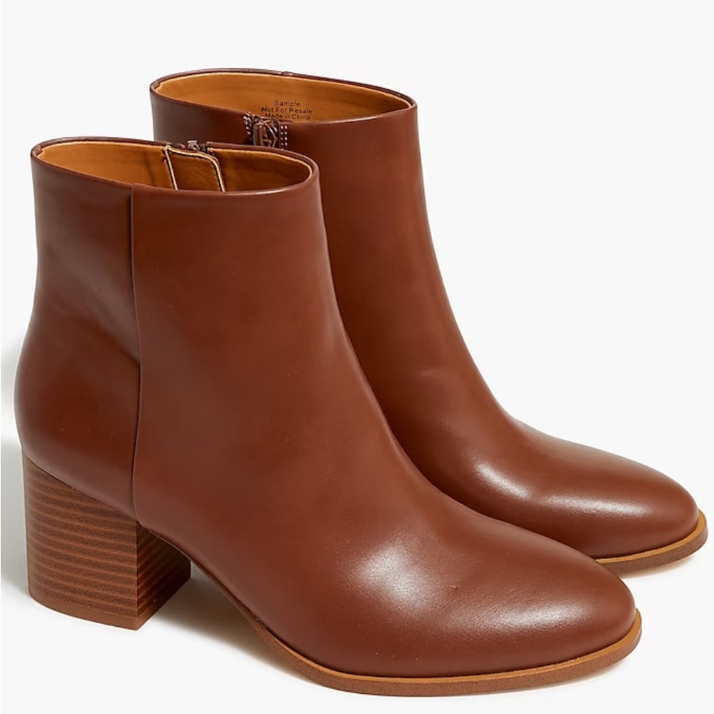 Jcrew factory heeled ankle boots